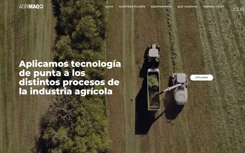 Diseño web profesional de sitio Agrimac
